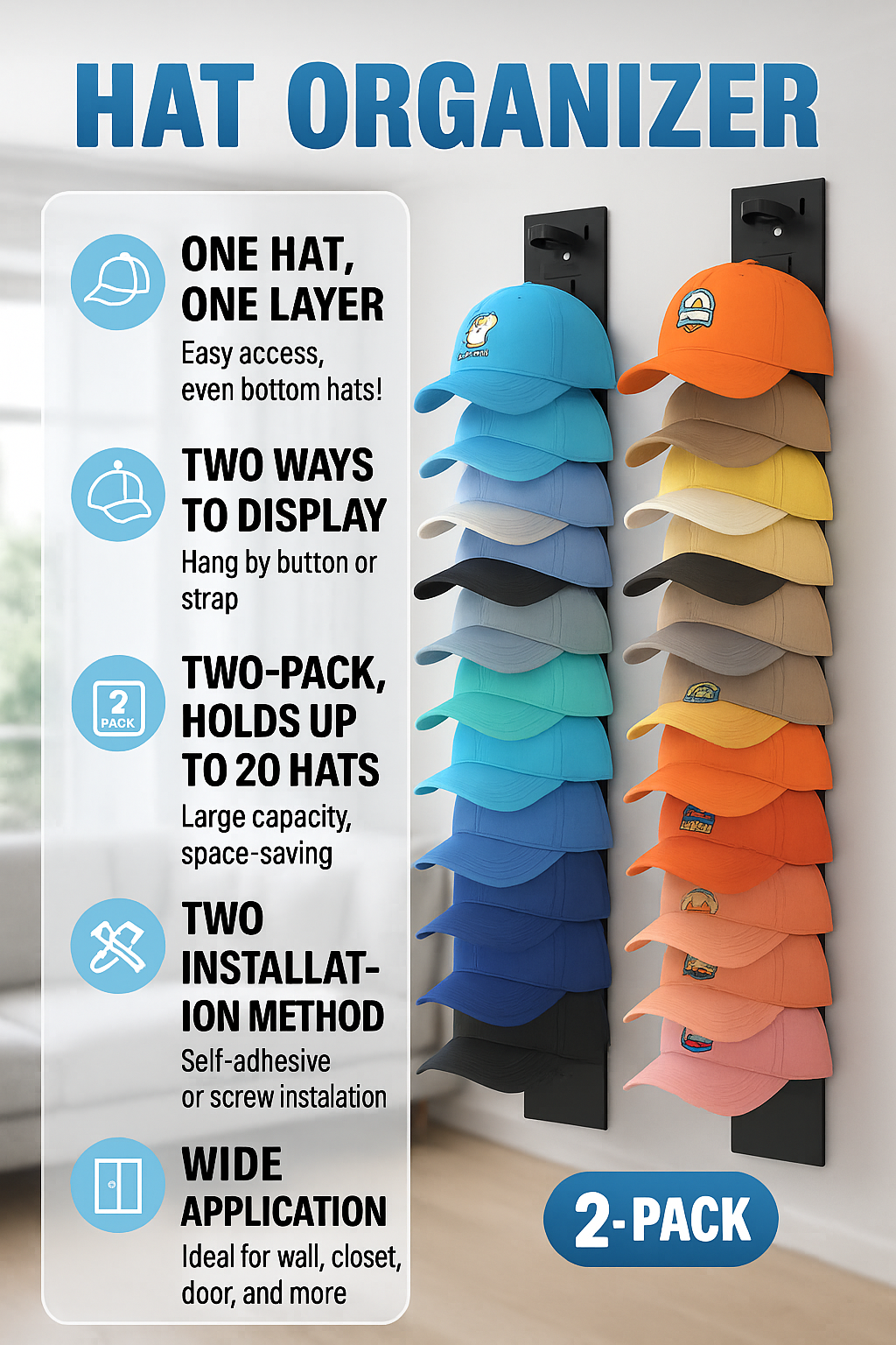 Keep Every Hat in Perfect Order